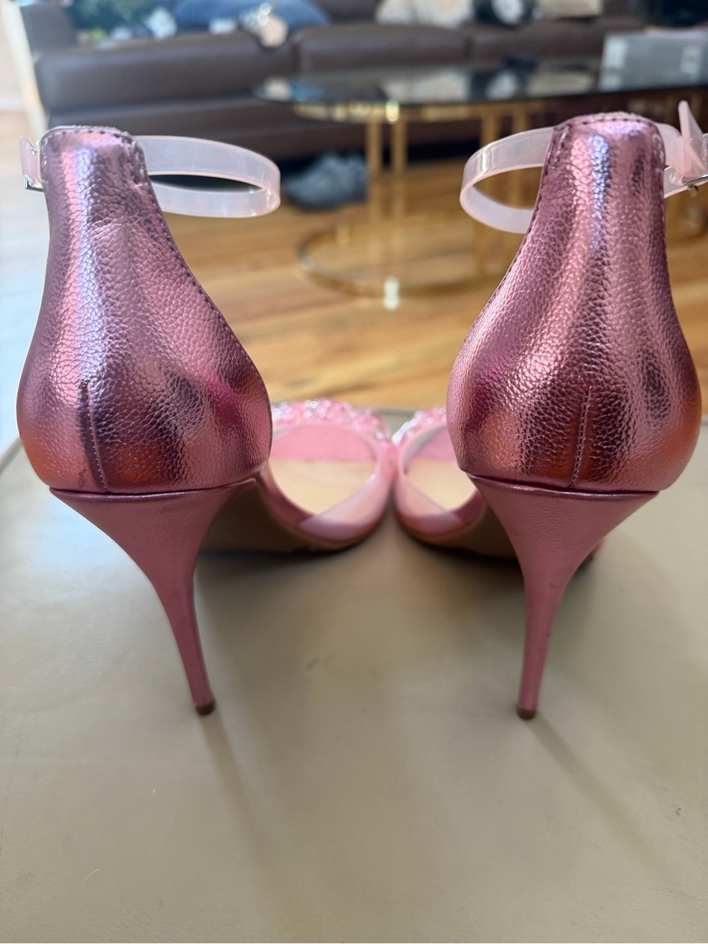 Jessica Simpson WAYRI Pink Metallic Pumps - Picture 5 of 9